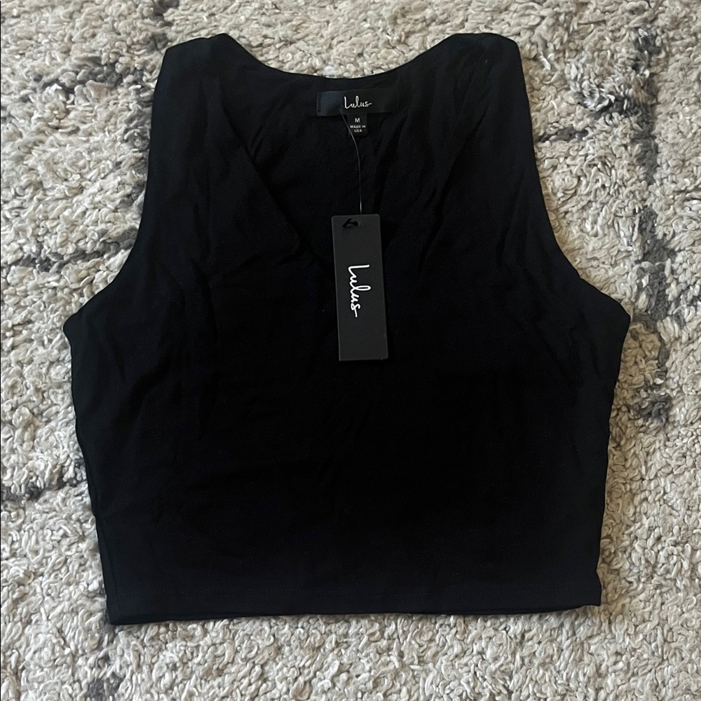 Lulu's Classic Black Tank Top